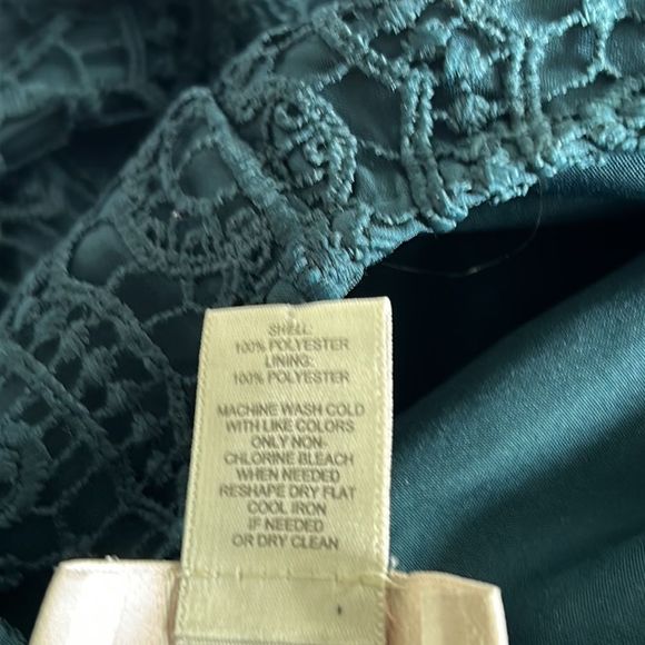 LOFT OUTLET TEAL LACE DRESS - Picture 12 of 13